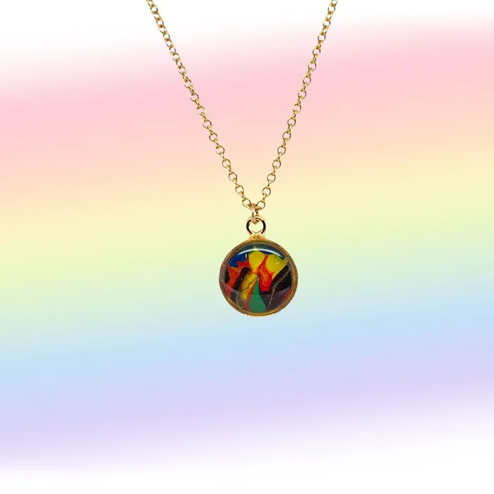 Pride Mural Amy Necklace Gold Necklaces