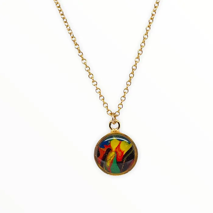 Pride Mural Amy Necklace Gold Necklaces