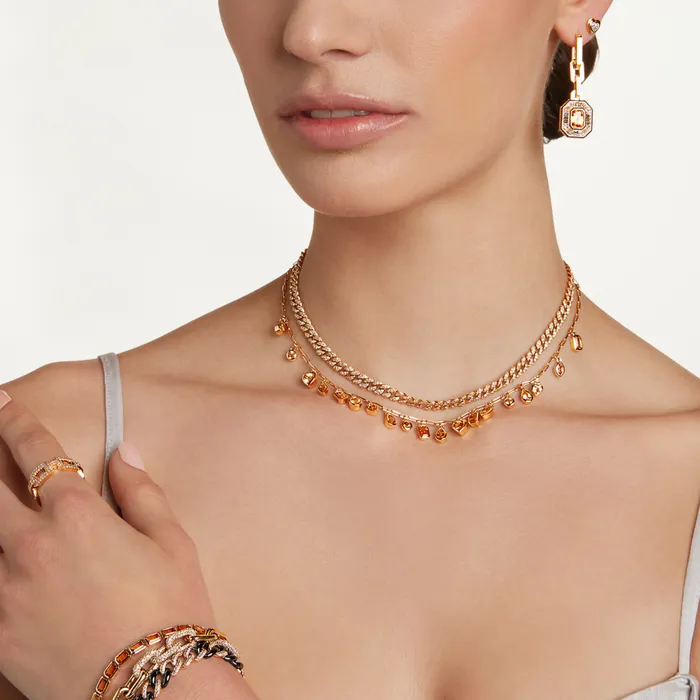 READY TO SHIP YELLOW SAPPHIRE CITRINE BEZEL MIXED DROP NECKLACE SHAY JEWELRY Necklaces