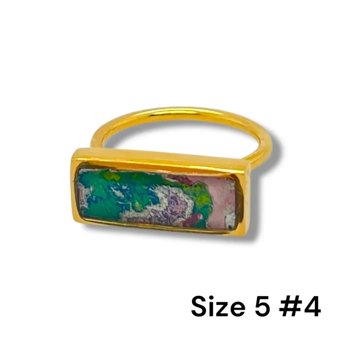 Rings Detroit Graffiti Lauren Ring Gold Size 5