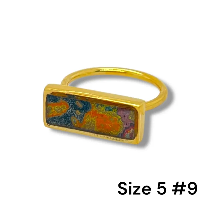Rings Detroit Graffiti Lauren Ring Gold Size 5