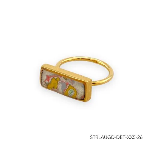 Rings Detroit Graffiti Lauren Ring Gold Size 5