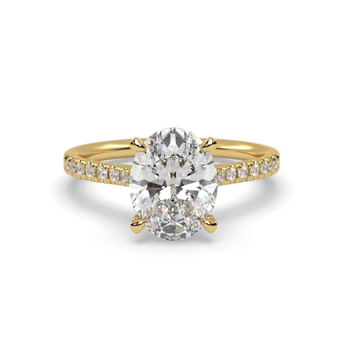 Rings Howard Fine Jewellers Blair Oval Diamond Engagement Ring in Yellow Gold Rings Howard Fine Jewellers Blair Oval Diamond Engagement Ring in Yellow Gold