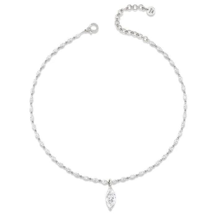 SHAY JEWELRY Necklaces READY TO SHIP DIAMOND MARQUISE DROP STATION NECKLACE SHAY JEWELRY Necklaces READY TO SHIP DIAMOND MARQUISE DROP STATION NECKLACE