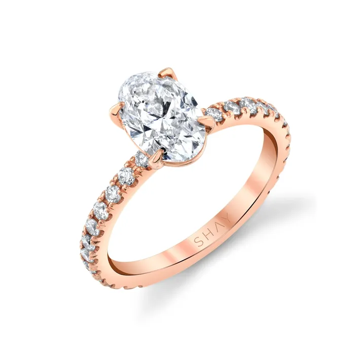 SHAY JEWELRY Rings DIAMOND OVAL SOLITAIRE RING