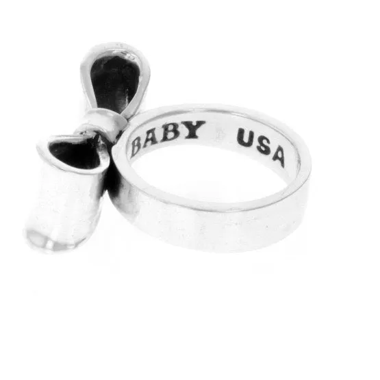 Small Bow Ring King Baby Rings Small Bow Ring King Baby Rings