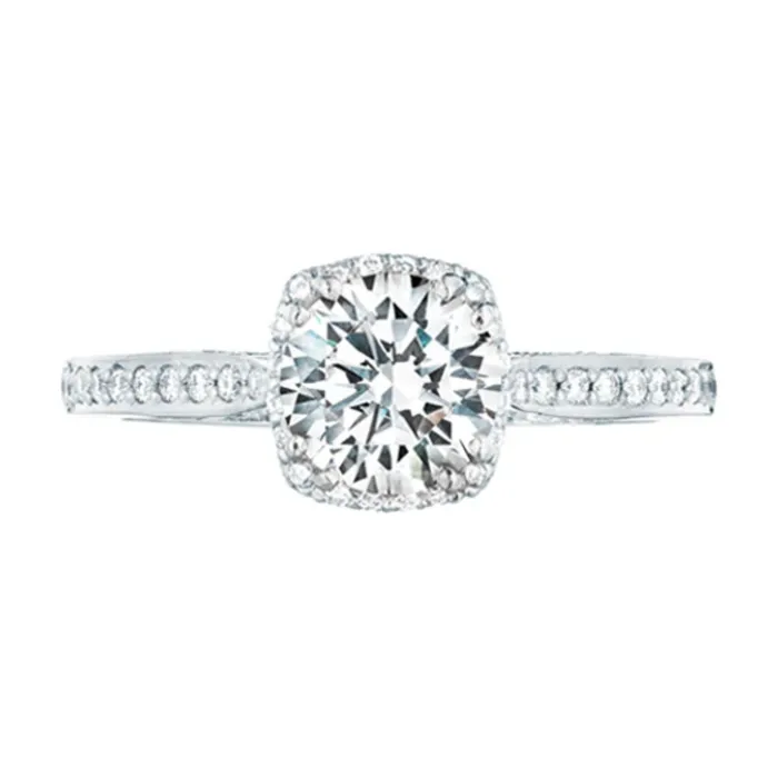 Tacori Rings Tacori Dantela Round Halo Diamond Pave Engagement Ring