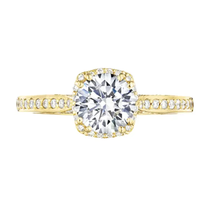 Tacori Rings Tacori Dantela Round Halo Diamond Pave Engagement Ring Tacori Rings Tacori Dantela Round Halo Diamond Pave Engagement Ring
