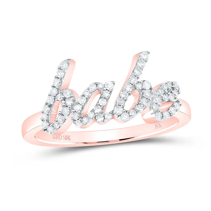 14CtwDia Nk Gift Babe Ring 254 grams GND Rings