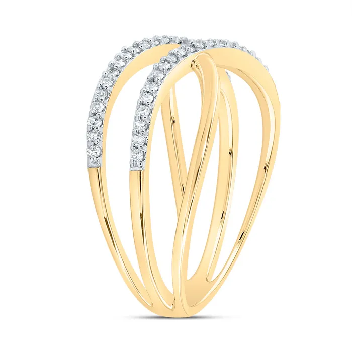 15CtwDia Cn CrissCross Fashion Ring 265 grams GND Rings 15CtwDia Cn CrissCross Fashion Ring 265 grams GND Rings