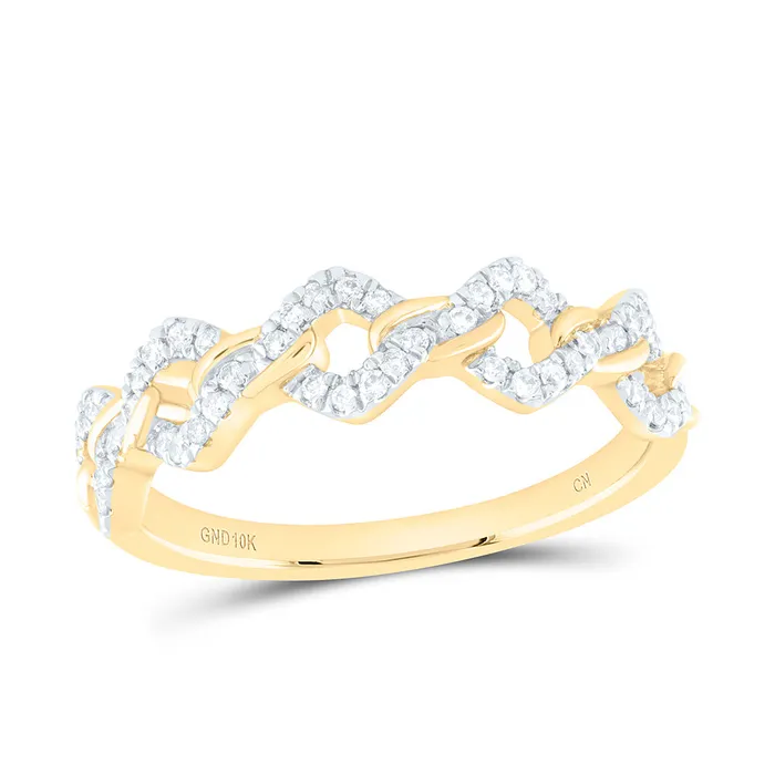 15CtwDia Cn Fashion Cuban Ladies Ring 209 grams GND Rings