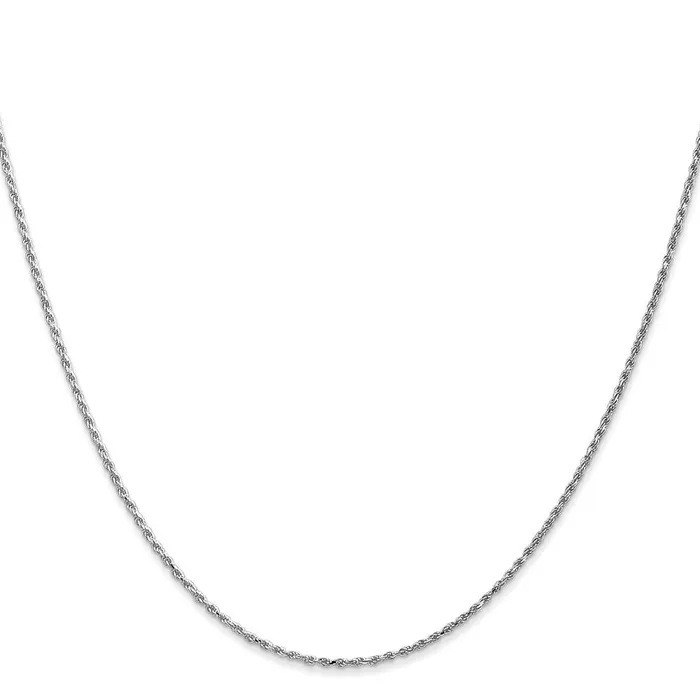 10k White Gold 115 mm DC Machine Made Rope Chain 204 grams Qgold Necklaces 10k White Gold 115 mm DC Machine Made Rope Chain 204 grams Qgold Necklaces
