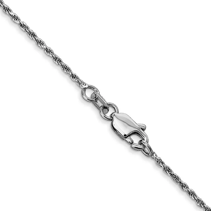 10k White Gold 115 mm DC Machine Made Rope Chain 204 grams Qgold Necklaces 10k White Gold 115 mm DC Machine Made Rope Chain 204 grams Qgold Necklaces