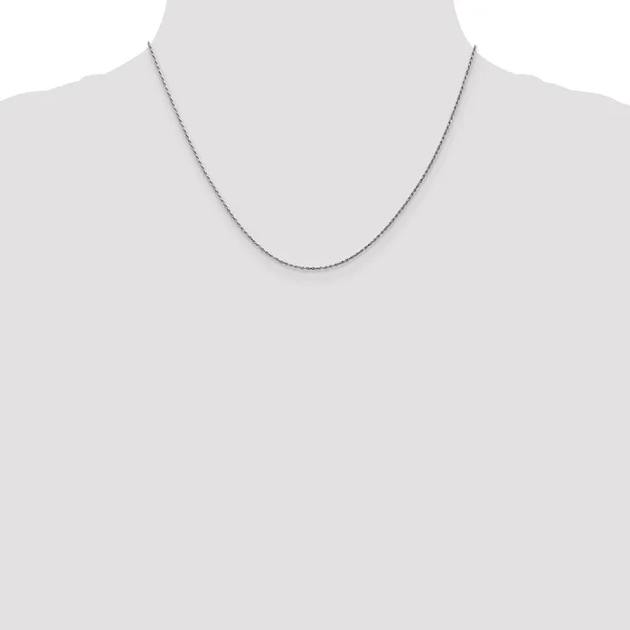10k White Gold 115 mm DC Machine Made Rope Chain 204 grams Qgold Necklaces 10k White Gold 115 mm DC Machine Made Rope Chain 204 grams Qgold Necklaces