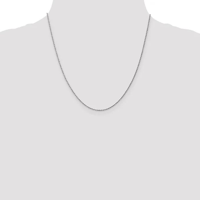 10k White Gold 115 mm DC Machine Made Rope Chain 204 grams Qgold Necklaces 10k White Gold 115 mm DC Machine Made Rope Chain 204 grams Qgold Necklaces