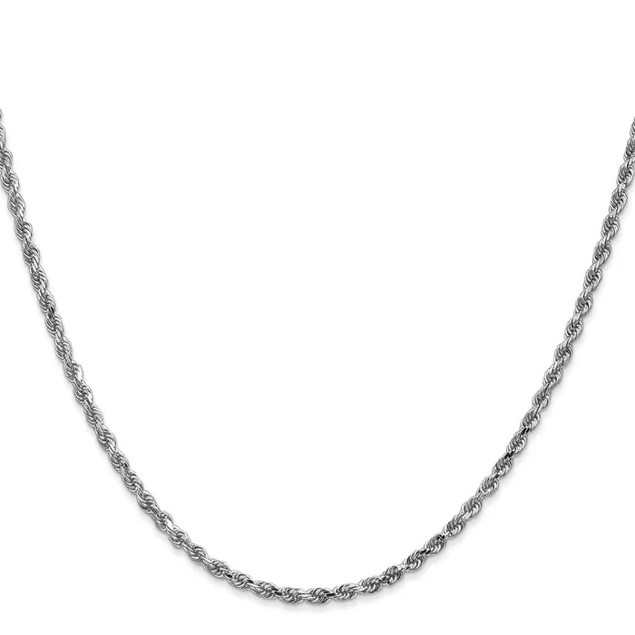 10k White Gold 225 mm Diamondcut Rope Chain 678 grams Qgold Rings 10k White Gold 225 mm Diamondcut Rope Chain 678 grams Qgold Rings