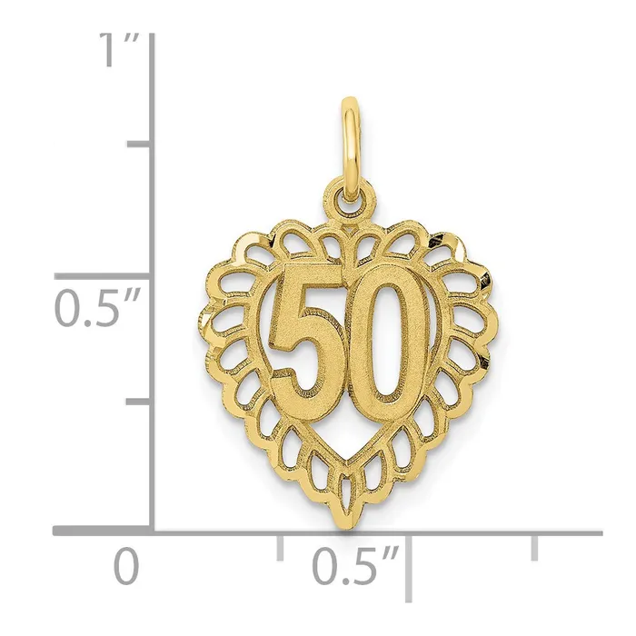 10k Yellow Gold 15 mm 50 in Heart Charm 082 grams Qgold Charm Necklaces 10k Yellow Gold 15 mm 50 in Heart Charm 082 grams Qgold Charm Necklaces