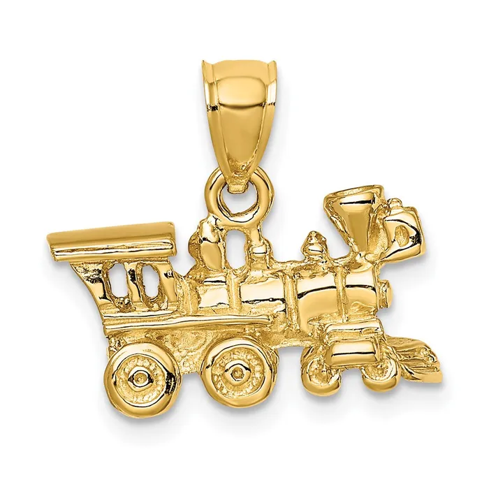 10k Yellow Gold 1865 mm 3D Locomotive Pendant 35 grams Qgold PreStyled Sets 10k Yellow Gold 1865 mm 3D Locomotive Pendant 35 grams Qgold PreStyled Sets