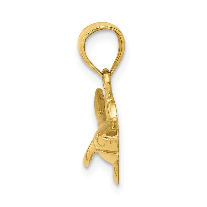 10k Yellow Gold 24 mm Shark Pendant 127 grams Qgold Necklaces 10k Yellow Gold 24 mm Shark Pendant 127 grams Qgold Necklaces