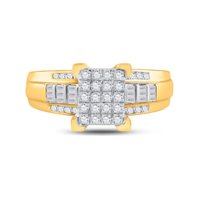 10Kt Yellow Gold 12CtwDia Cindy Ring 364 grams GND Rings