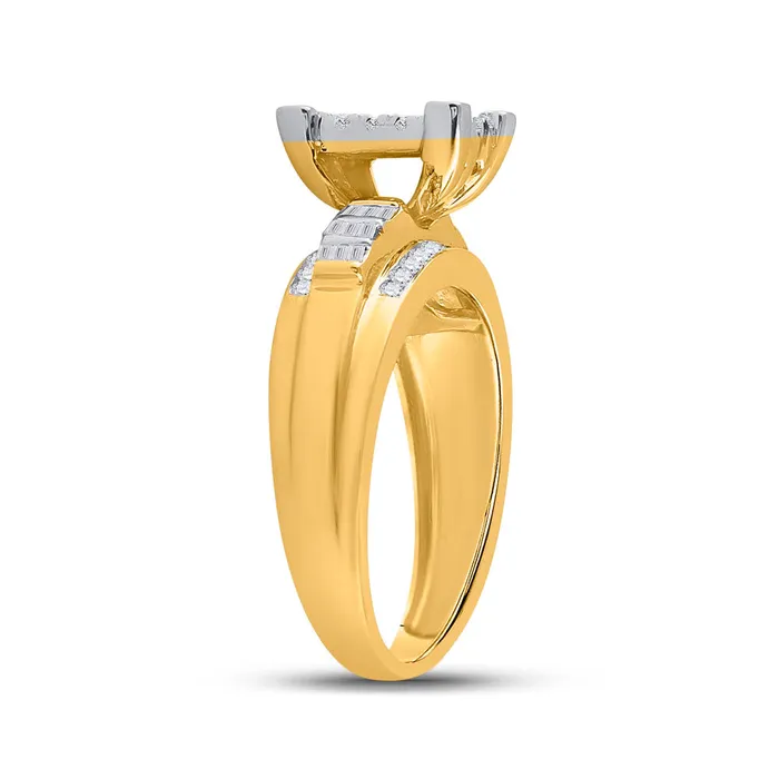 10Kt Yellow Gold 12CtwDia Cindy Ring 364 grams GND Rings