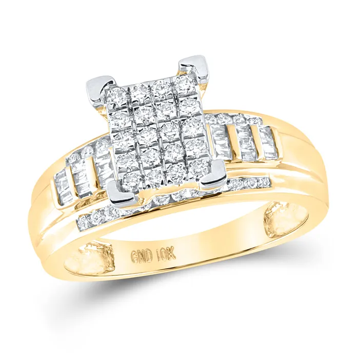 10Kt Yellow Gold 12CtwDia Cindy Ring 364 grams GND Rings