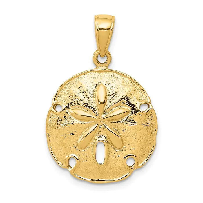 14k Yellow Gold 18 mm Sand Dollar Pendant 271 grams Qgold PreStyled Sets 14k Yellow Gold 18 mm Sand Dollar Pendant 271 grams Qgold PreStyled Sets