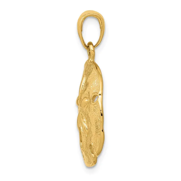 14k Yellow Gold 18 mm Sand Dollar Pendant 271 grams Qgold PreStyled Sets 14k Yellow Gold 18 mm Sand Dollar Pendant 271 grams Qgold PreStyled Sets
