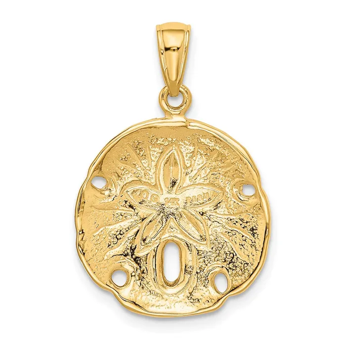 14k Yellow Gold 18 mm Sand Dollar Pendant 271 grams Qgold PreStyled Sets 14k Yellow Gold 18 mm Sand Dollar Pendant 271 grams Qgold PreStyled Sets