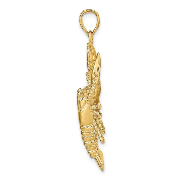 14k Yellow Gold 22 mm Lobster Pendant 83 grams Qgold PreStyled Sets 14k Yellow Gold 22 mm Lobster Pendant 83 grams Qgold PreStyled Sets