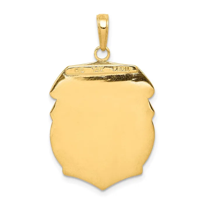 14k Yellow Gold Gold Polished Large Saint Michael Protect Us Medal Pendant 375 grams Qgold PreStyled Sets 14k Yellow Gold Gold Polished Large Saint Michael Protect Us Medal Pendant 375 grams Qgold PreStyled Sets