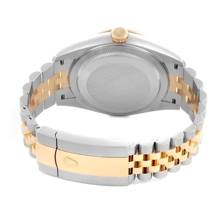 2020 Mens Rolex 42mm Sky Dweller Two Tone 18K Yellow Gold Stainless Steel Watch with White Dial PreOwned 326933 Rolex Rings