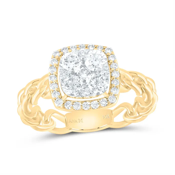 58CtwDia Ana M Cushion Fashion Ring 322 grams GND Rings