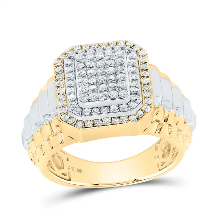 78CtwDia Cn Octagon Mens Ring 10 grams GND Rings