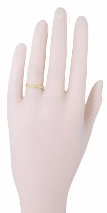 Antique Jewelry Mall Rings Art Deco Vintage Engraved Wheat Yellow Gold Diamond Wedding Band Antique Jewelry Mall Rings Art Deco Vintage Engraved Wheat Yellow Gold Diamond Wedding Band