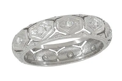 Antique Jewelry Mall Rings Edgewood Art Deco Antique Diamond Wedding Ring in Platinum 46mm Wide Size 45 Antique Jewelry Mall Rings Edgewood Art Deco Antique Diamond Wedding Ring in Platinum 46mm Wide Size 45