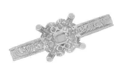 Antique Jewelry Mall Rings Platinum Carved Scrolls Art Deco 150 175 Carat Filigree Castle Solitaire Engagement Ring Mounting Antique Jewelry Mall Rings Platinum Carved Scrolls Art Deco 150 175 Carat Filigree Castle Solitaire Engagement Ring Mounting