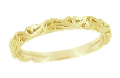 Antique Jewelry Mall Rings Yellow Gold Art Deco Antique Scrolls Wedding Band Antique Jewelry Mall Rings Yellow Gold Art Deco Antique Scrolls Wedding Band