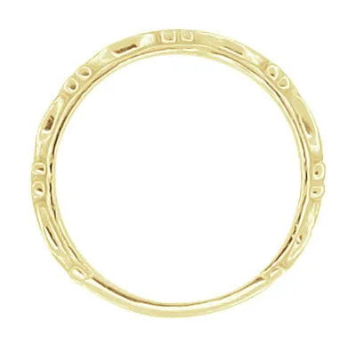 Antique Jewelry Mall Rings Yellow Gold Art Deco Antique Scrolls Wedding Band Antique Jewelry Mall Rings Yellow Gold Art Deco Antique Scrolls Wedding Band