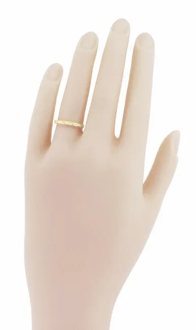 Antique Jewelry Mall Rings Yellow Gold Art Deco Antique Scrolls Wedding Band Antique Jewelry Mall Rings Yellow Gold Art Deco Antique Scrolls Wedding Band