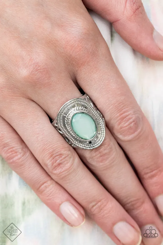 Calm And Classy Blue Gem Silver Ring Fashion Fix May 2021 Paparazzi Paparazzi Accessories Rings