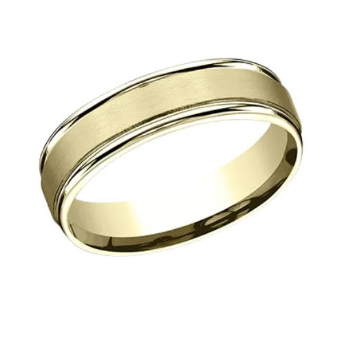 CALVINS Fine Jewelry The SATIN Mens Band Rings