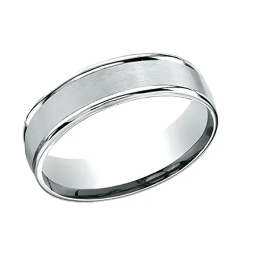 CALVINS Fine Jewelry The SATIN Mens Band Rings