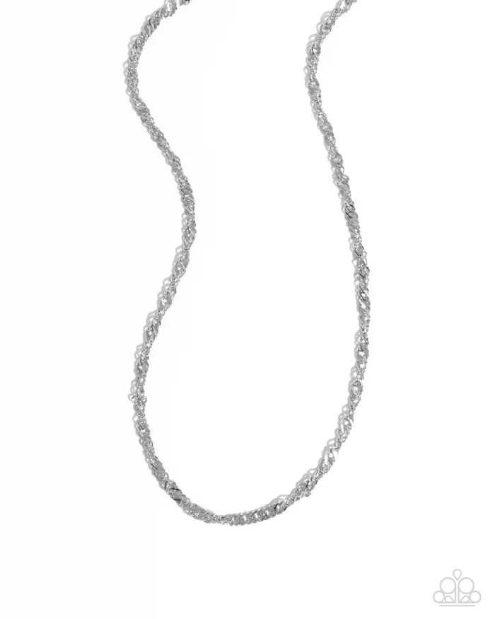 Chain Confrontation Silver Stainless Steel Urban Necklace Paparazzi Paparazzi Accessories Necklaces Chain Confrontation Silver Stainless Steel Urban Necklace Paparazzi Paparazzi Accessories Necklaces