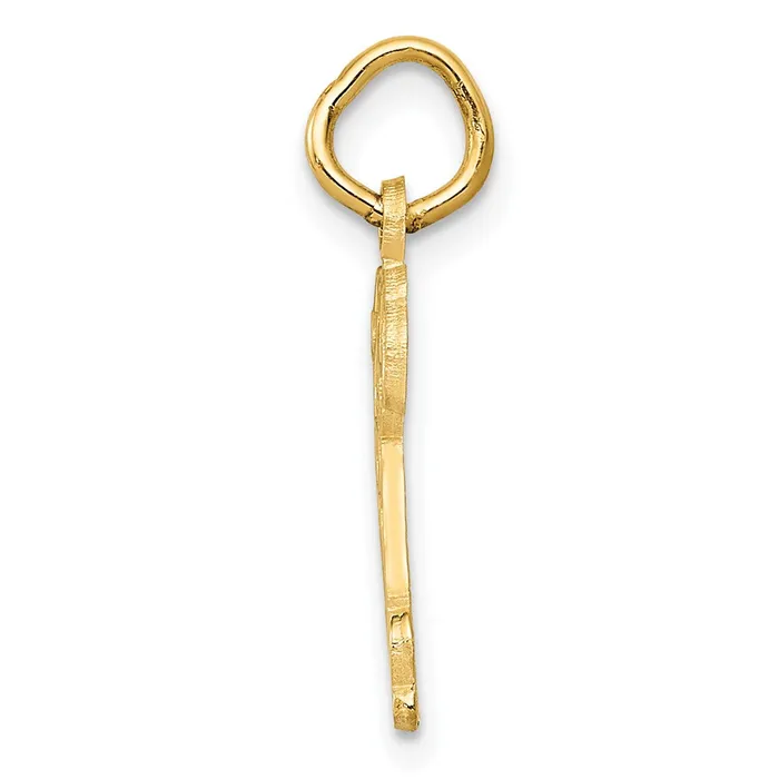 Charm Necklaces 10k Yellow Gold 10 mm Puppy Charm 07 grams Qgold Charm Necklaces 10k Yellow Gold 10 mm Puppy Charm 07 grams Qgold