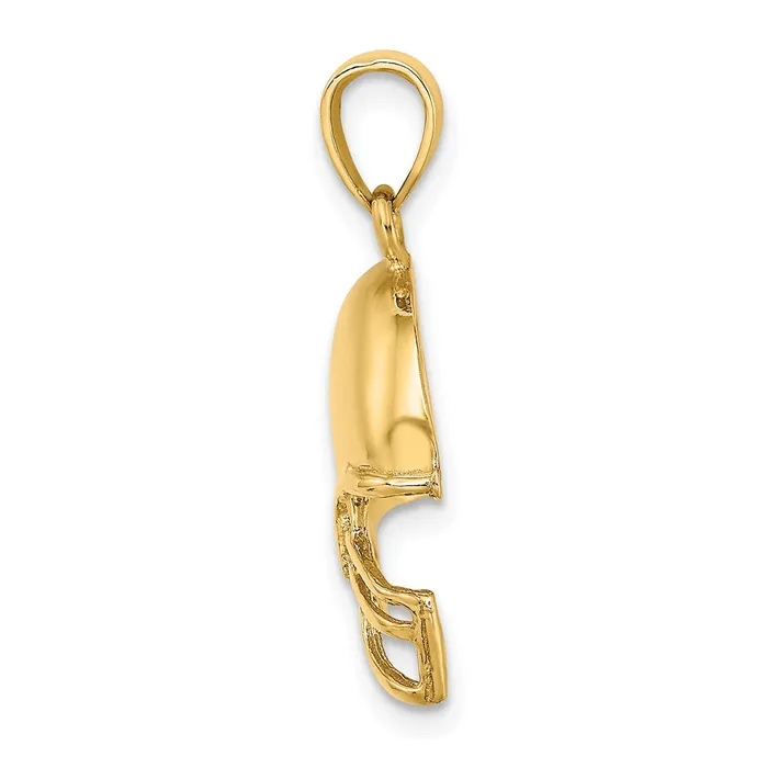 Charm Necklaces 14k Yellow Gold 1765 mm Football Helmet Charm 212 grams Qgold Charm Necklaces 14k Yellow Gold 1765 mm Football Helmet Charm 212 grams Qgold