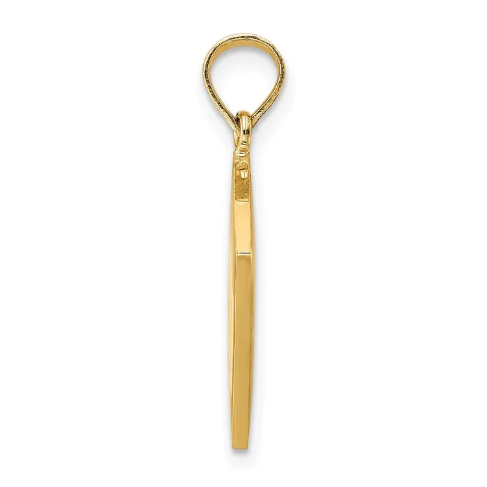 Charm Necklaces Qgold 14k Yellow Gold 171 mm W Red Enamel 3D Cook Book Charm 16 grams Charm Necklaces Qgold 14k Yellow Gold 171 mm W Red Enamel 3D Cook Book Charm 16 grams