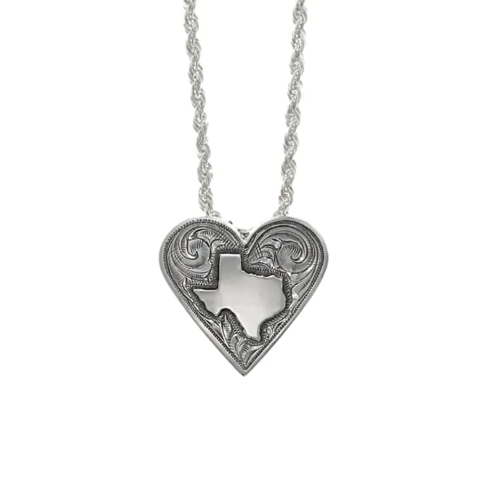 Clint Orms Engravers Silversmiths Necklaces Pendant 1831 Heart of Texas Pendant Clint Orms Engravers Silversmiths Necklaces Pendant 1831 Heart of Texas Pendant