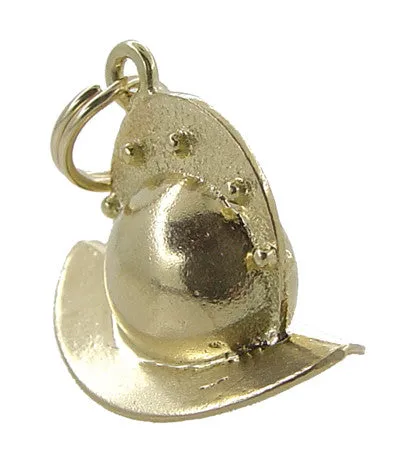 Conquistador Helmet Charm in 14 Karat Gold Antique Jewelry Mall Charm Necklaces Conquistador Helmet Charm in 14 Karat Gold Antique Jewelry Mall Charm Necklaces