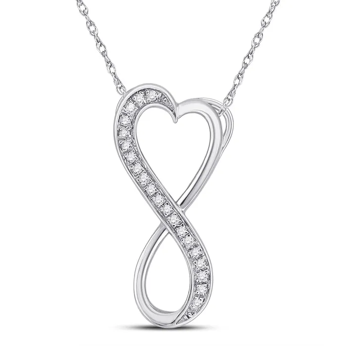 GND Necklaces 10Kt White Gold 110CtwDia Gift Necklace 12 grams